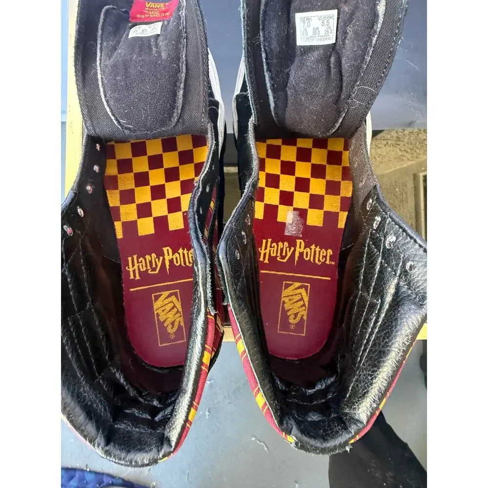Vans Gryffindor‎ Harry Potter Collab Sk8 Hi- Size 7 Mens